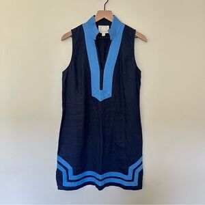 SAIL TO SABLE Classic Sleeveless Linen Dress